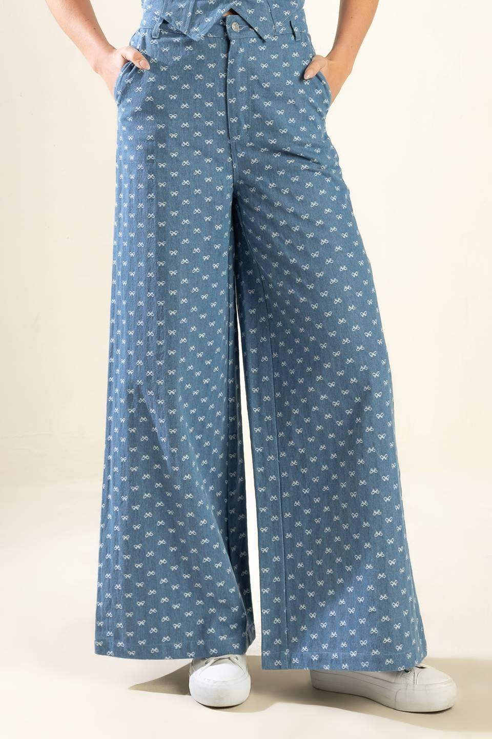 MIMOSA MORNING WOVEN PANTS - Flying Tomato - Flyclothing LLC