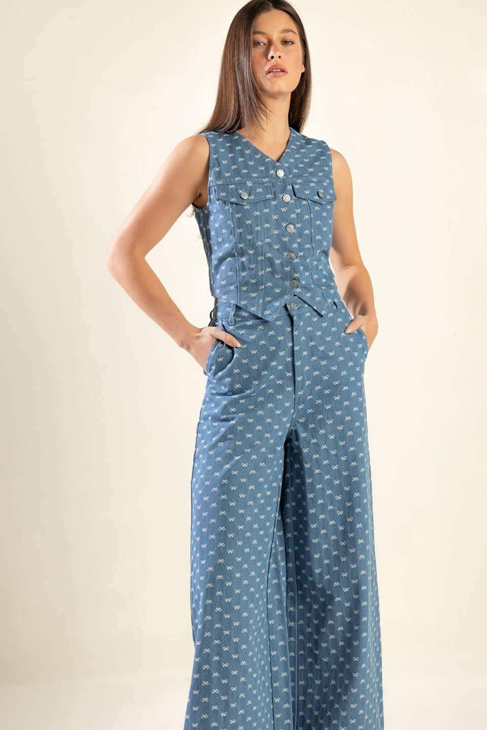 MIMOSA MORNING WOVEN PANTS - Flying Tomato - Flyclothing LLC