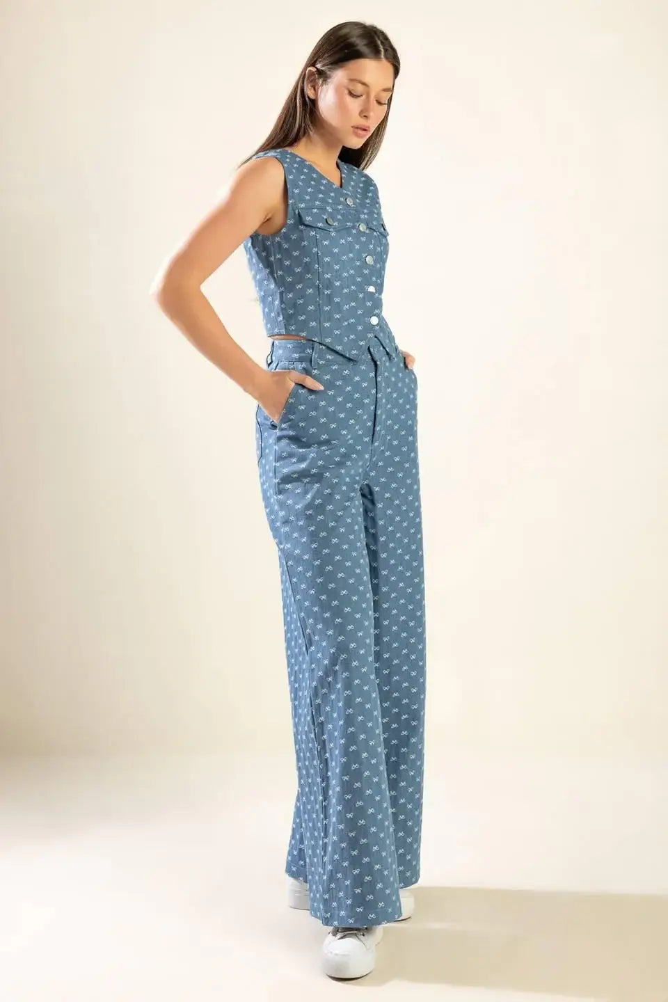 MIMOSA MORNING WOVEN PANTS - Flying Tomato - Flyclothing LLC