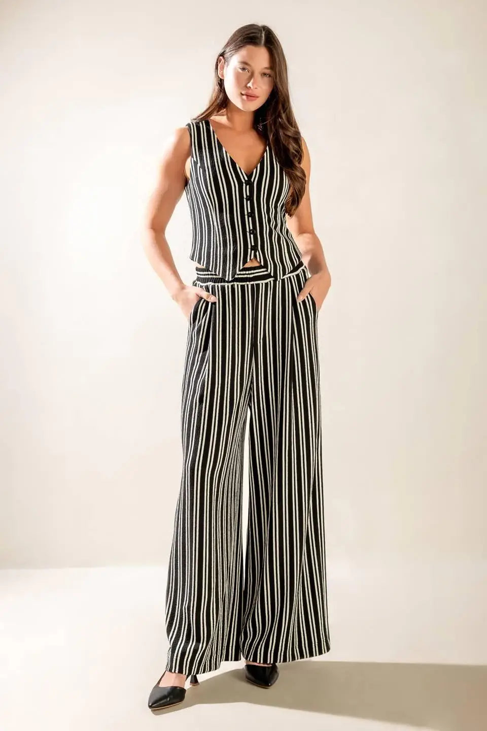 IN THE QUIET SHADE WOVEN PANTS - Flying Tomato - Flyclothing LLC