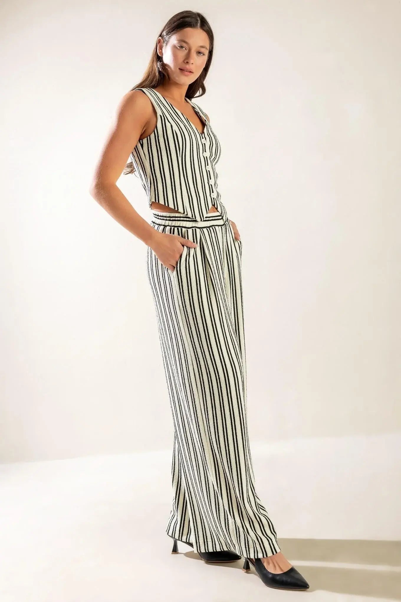 IN THE QUIET SHADE WOVEN PANTS - Flying Tomato - Flyclothing LLC