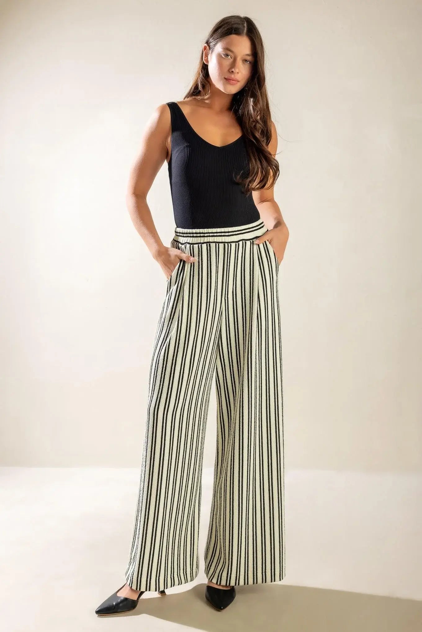 IN THE QUIET SHADE WOVEN PANTS - Flying Tomato - Flyclothing LLC