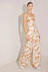 TUSCAN BOTANICA WOVEN JUMPSUIT - Flying Tomato - Flyclothing LLC