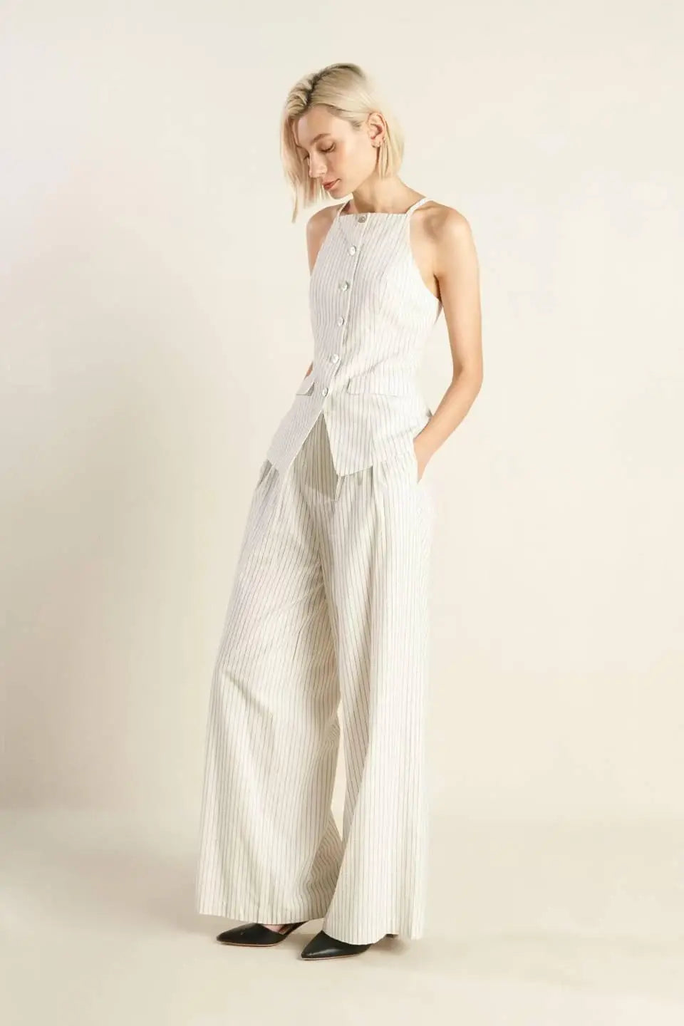 LEAD THE WAY WOVEN SEESUCKER PANTS - Flying Tomato - Flyclothing LLC