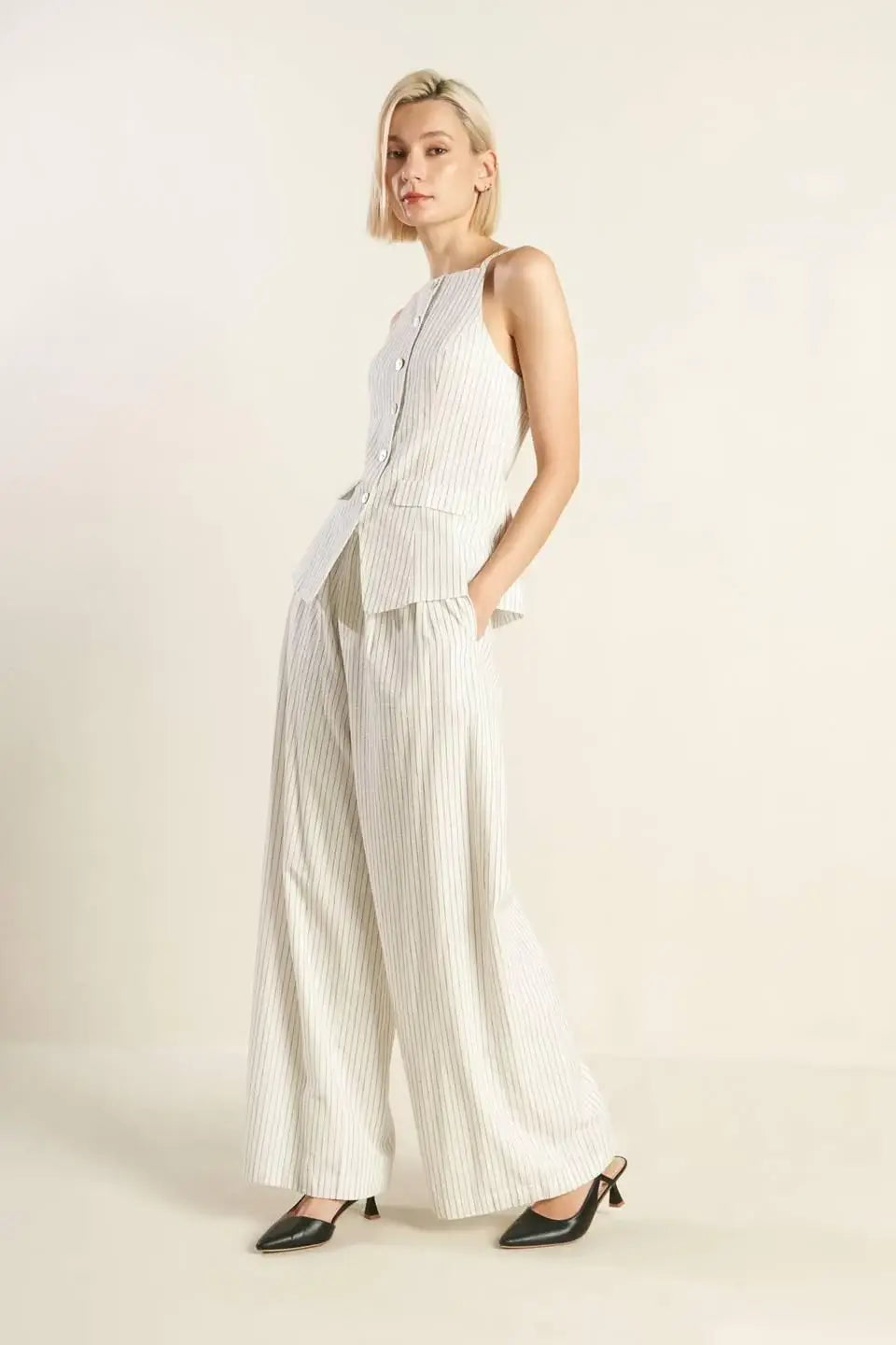 LEAD THE WAY WOVEN SEESUCKER PANTS - Flying Tomato - Flyclothing LLC