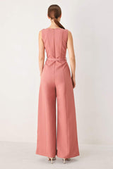 PRETTY MOMENT WOVEN JUMPSUIT - Flying Tomato - Flyclothing LLC
