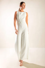 PRETTY MOMENT WOVEN JUMPSUIT - Flying Tomato - Flyclothing LLC