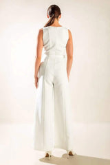 THAT'S SO TRUE WOVEN JUMPSUIT - Flying Tomato - Flyclothing LLC