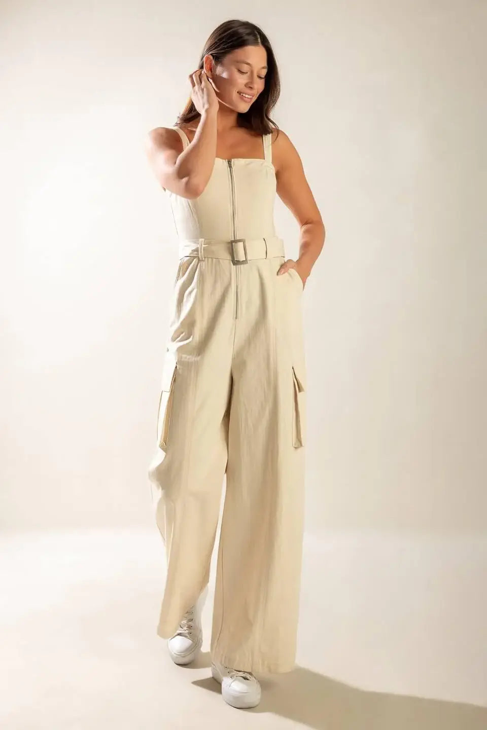 LOVE SOMEBODY WOVEN JUMPSUIT - Flying Tomato - Flyclothing LLC
