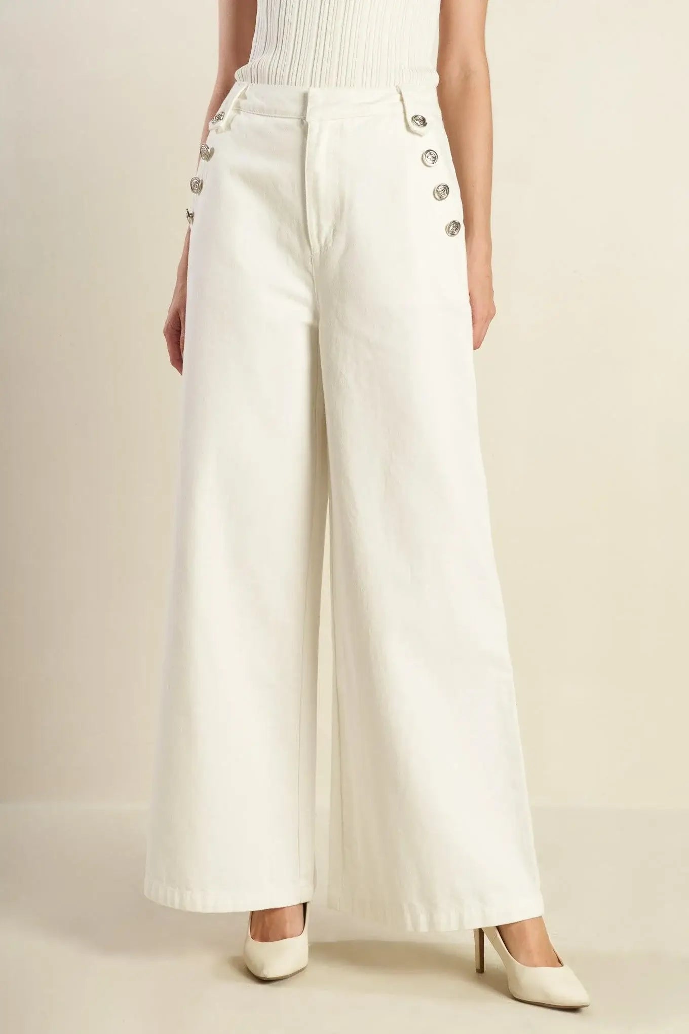 DELICATE HUE WOVEN PANTS - Flying Tomato - Flyclothing LLC