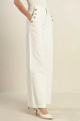 DELICATE HUE WOVEN PANTS - Flying Tomato - Flyclothing LLC