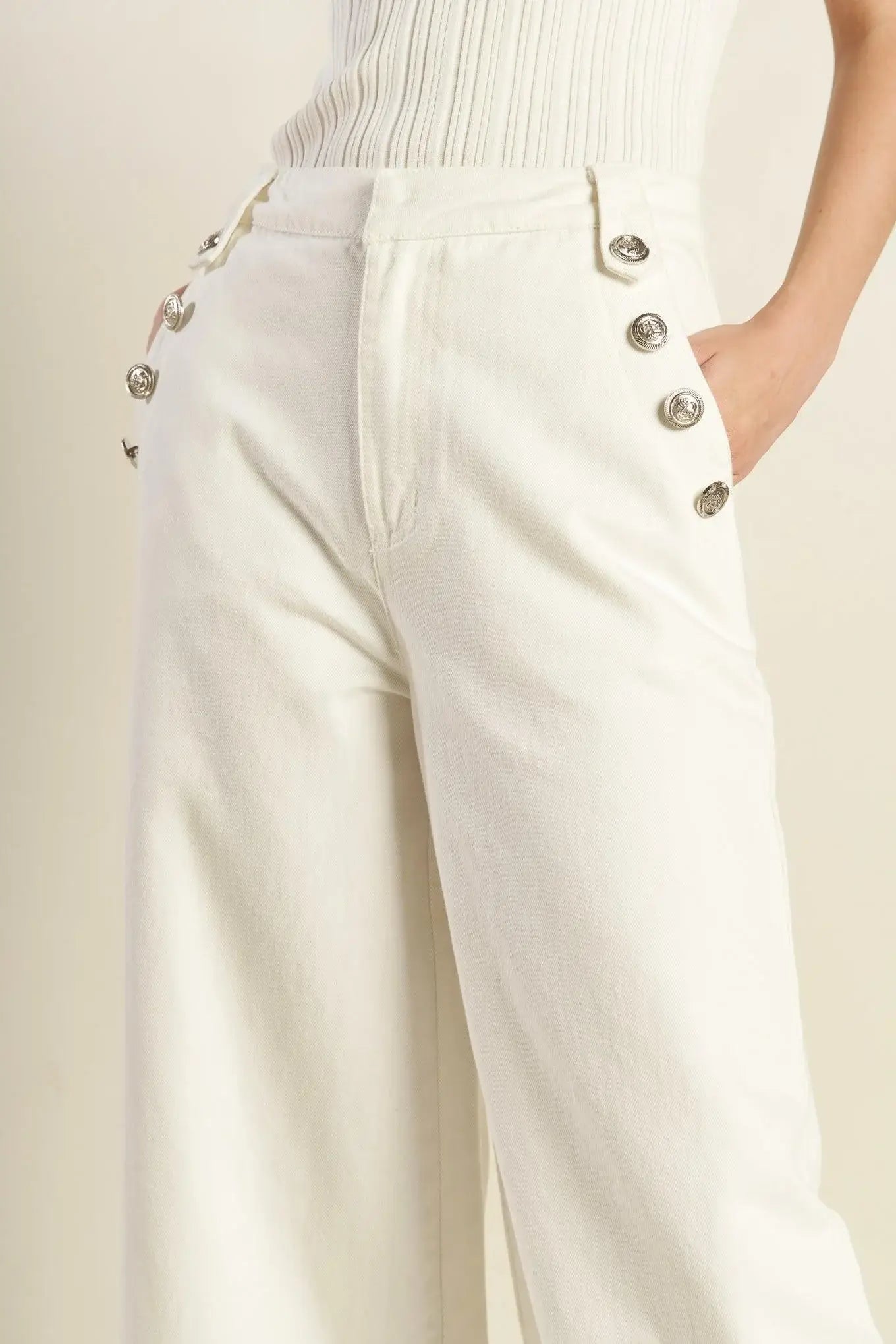 DELICATE HUE WOVEN PANTS - Flying Tomato - Flyclothing LLC