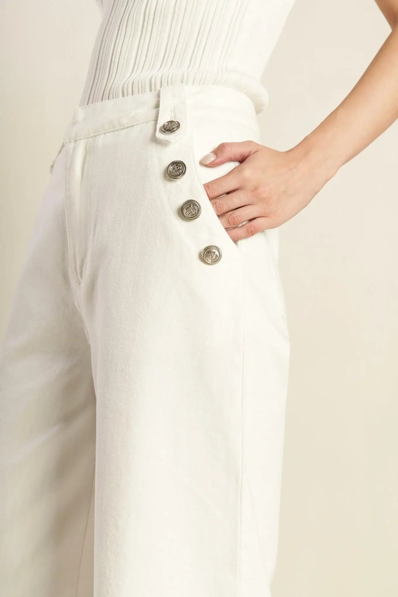 DELICATE HUE WOVEN PANTS - Flying Tomato - Flyclothing LLC