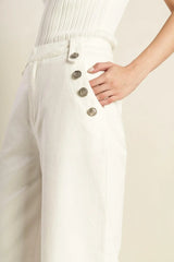 DELICATE HUE WOVEN PANTS - Flying Tomato - Flyclothing LLC