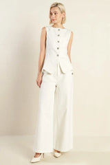 DELICATE HUE WOVEN PANTS - Flying Tomato - Flyclothing LLC