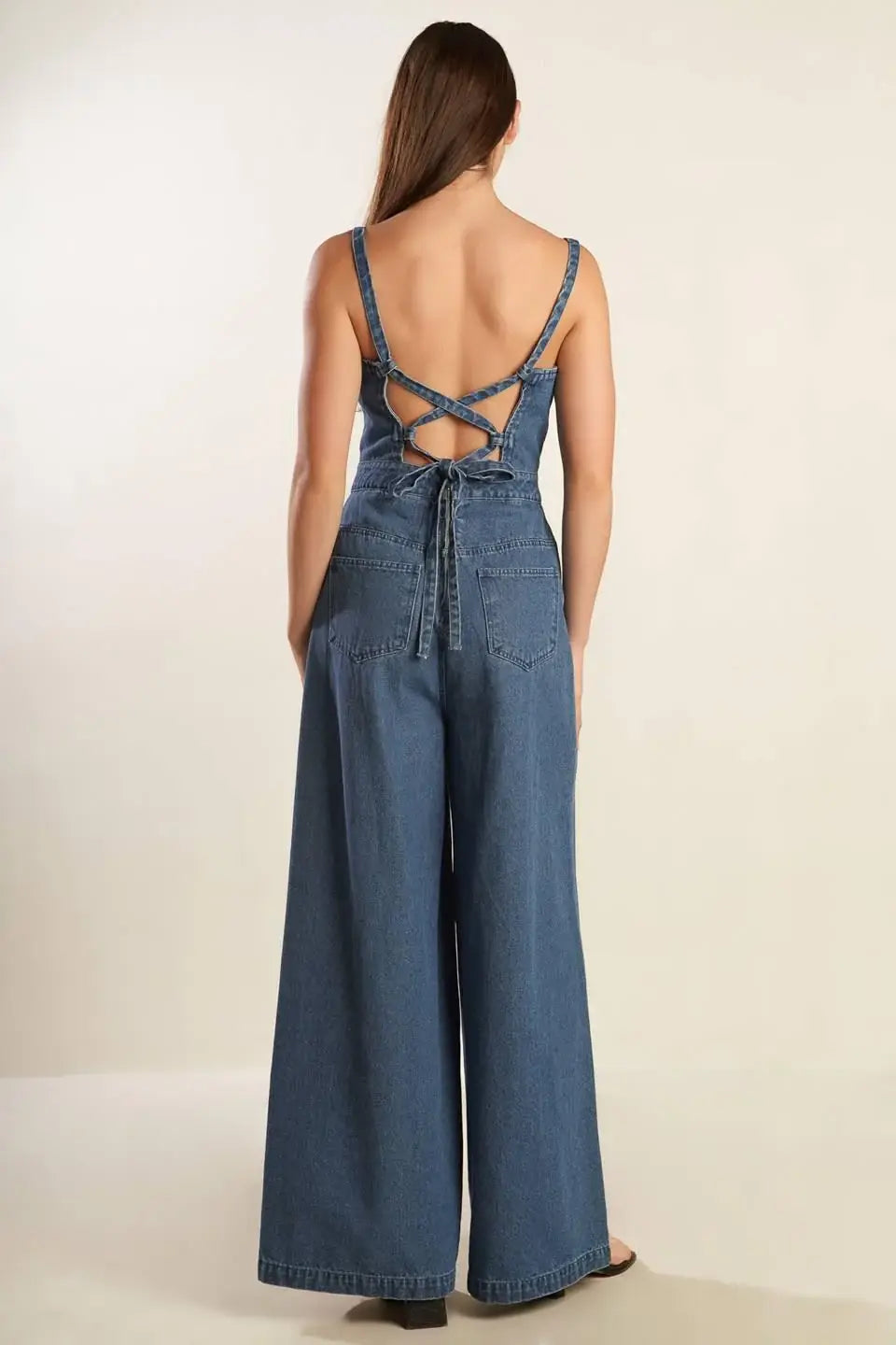 CLEAN GIRL DENIM JUMPSUIT - Flying Tomato - Flyclothing LLC