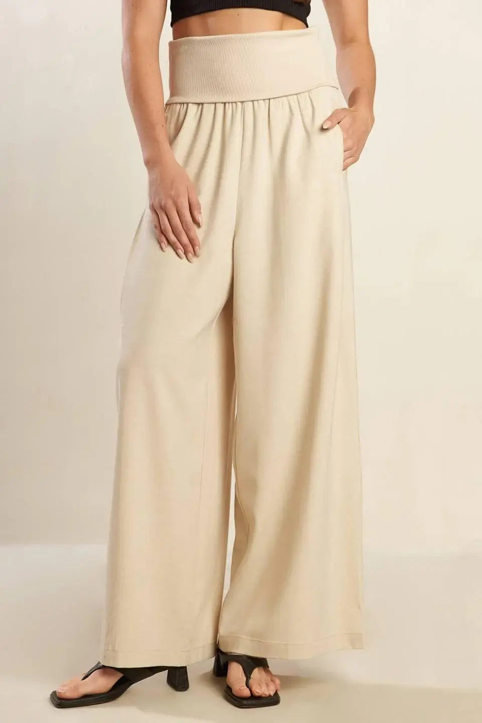 GO WITH GRACE WOVEN PANTS - Flying Tomato - Flyclothing LLC