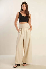 GO WITH GRACE WOVEN PANTS - Flying Tomato - Flyclothing LLC