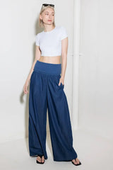 WALK EASY IN INDIGO DENIM PANTS - Flying Tomato - Flyclothing LLC