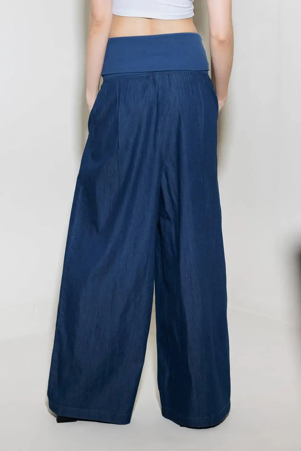 WALK EASY IN INDIGO DENIM PANTS - Flying Tomato - Flyclothing LLC