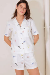 AFTER HOURS WHITE WOVEN SHORTS - Flying Tomato - Flyclothing LLC