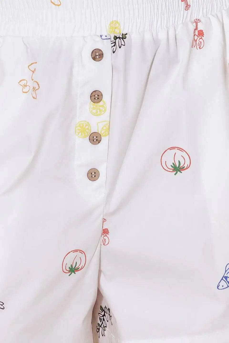 AFTER HOURS WHITE WOVEN SHORTS - Flying Tomato - Flyclothing LLC