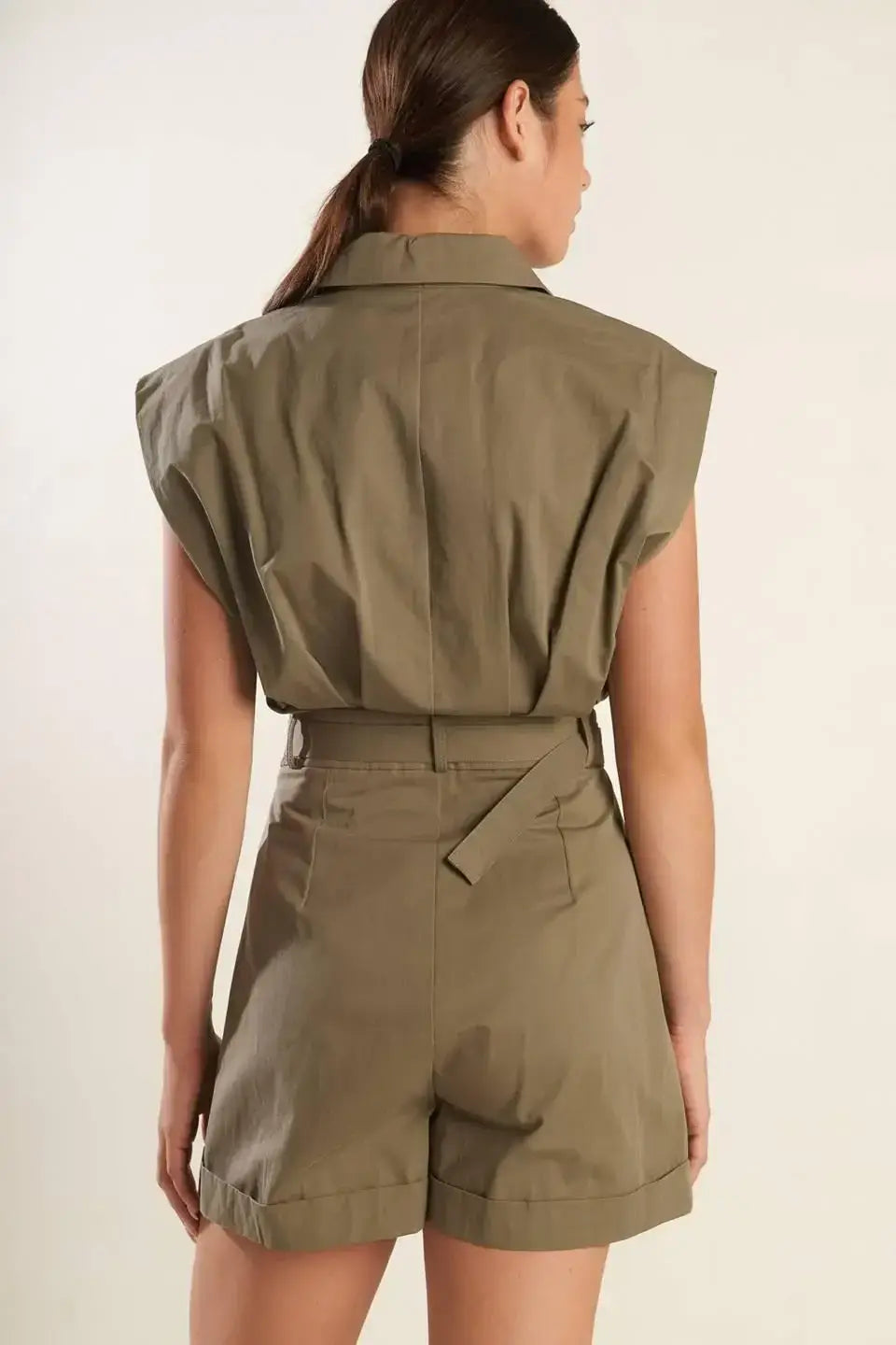 HEART OF A WOMAN WOVEN ROMPER - Flying Tomato - Flyclothing LLC