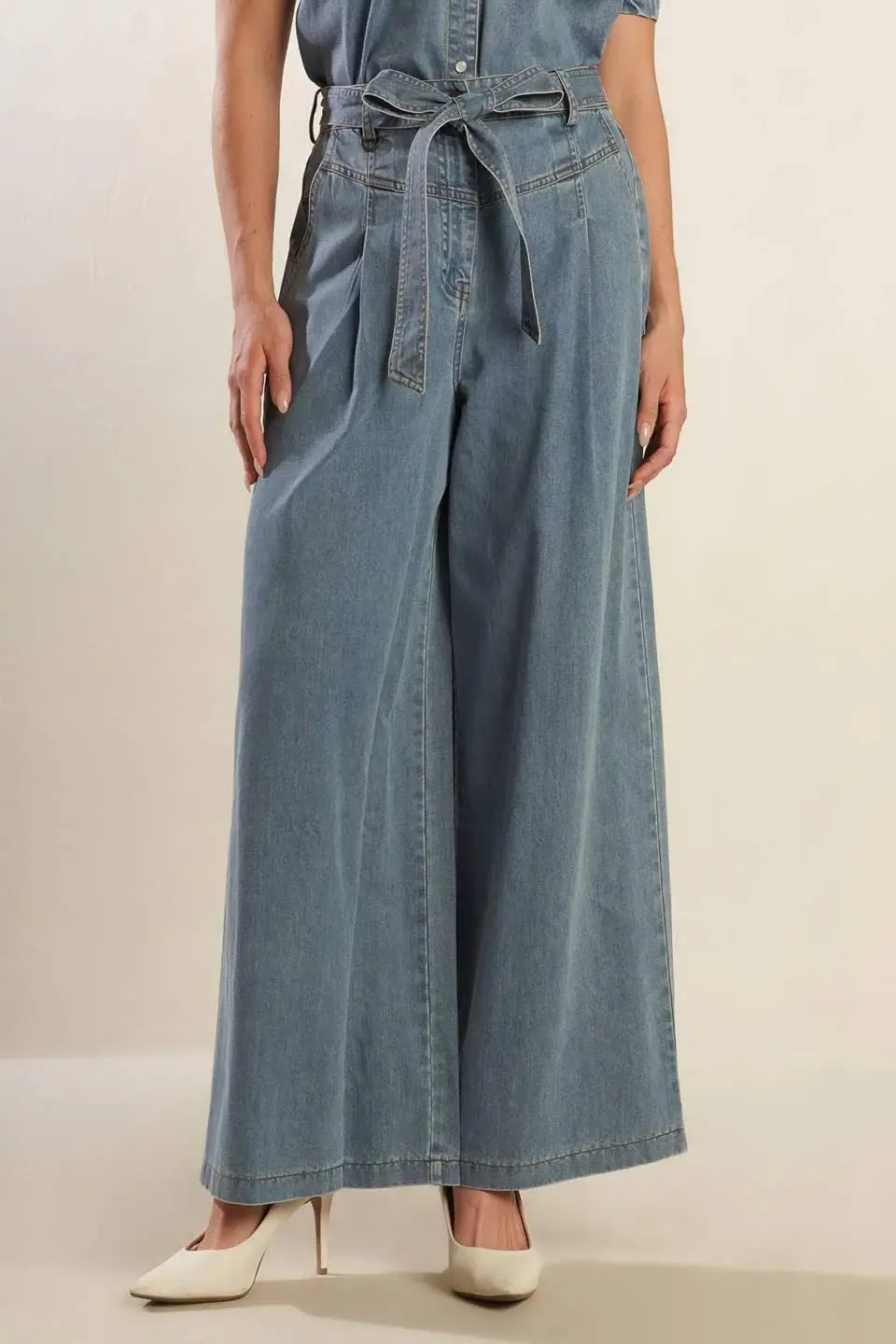 WONDERING WHY LIGHT DENIM PANTS - Flying Tomato - Flyclothing LLC