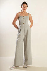 THE SECRET OF US KNIT JUMPSUIT - Flying Tomato - Flyclothing LLC