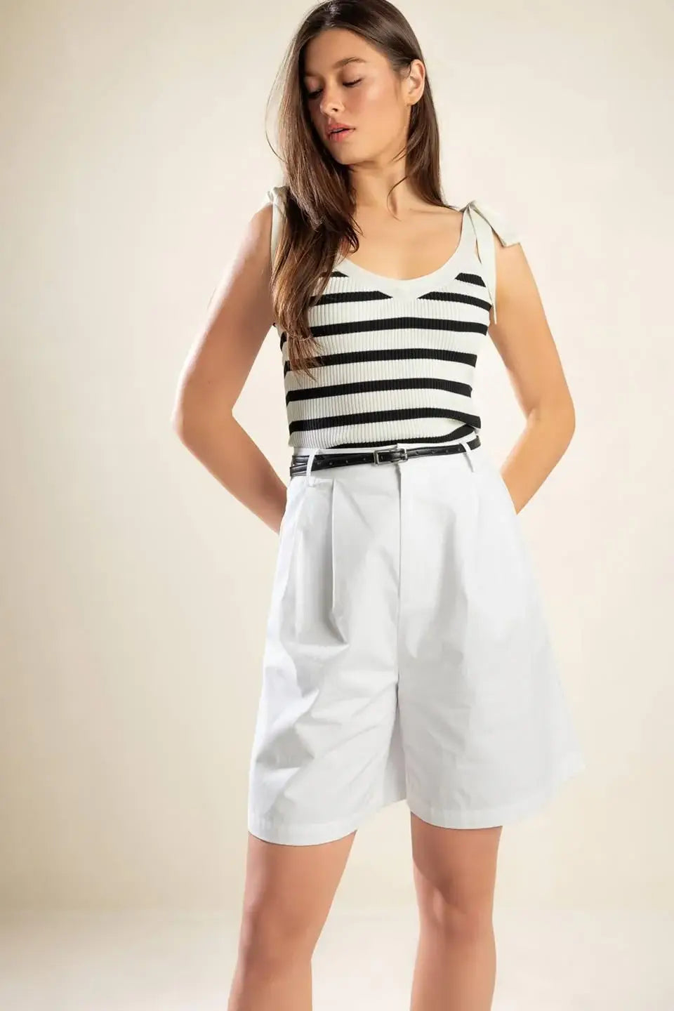CITY STROLLS WOVEN BERMUDA SHORTS - Flying Tomato - Flyclothing LLC