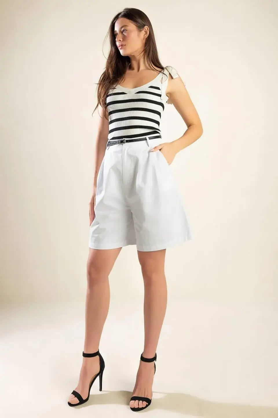 CITY STROLLS WOVEN BERMUDA SHORTS - Flying Tomato - Flyclothing LLC