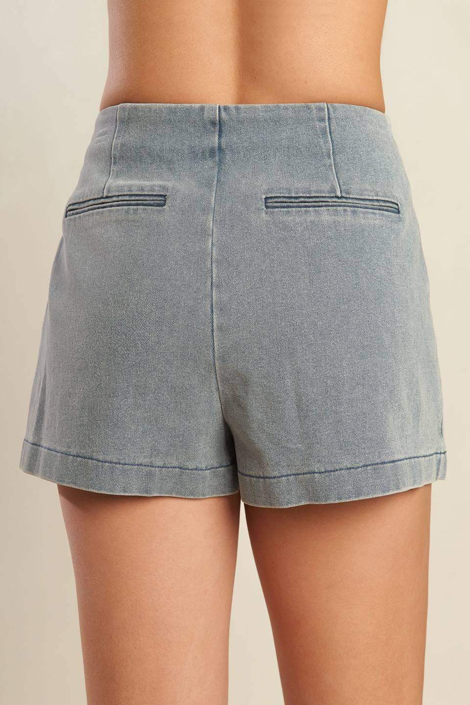DAISY DATE DENIM SKORT - Flying Tomato - Flyclothing LLC