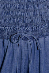 FEELING FREE INDIGO DENIM JUMPSUIT - Flying Tomato - Flyclothing LLC