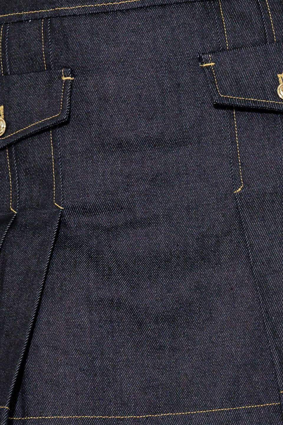 A FRESH PICK INDIGO DENIM SKORT - Flying Tomato - Flyclothing LLC