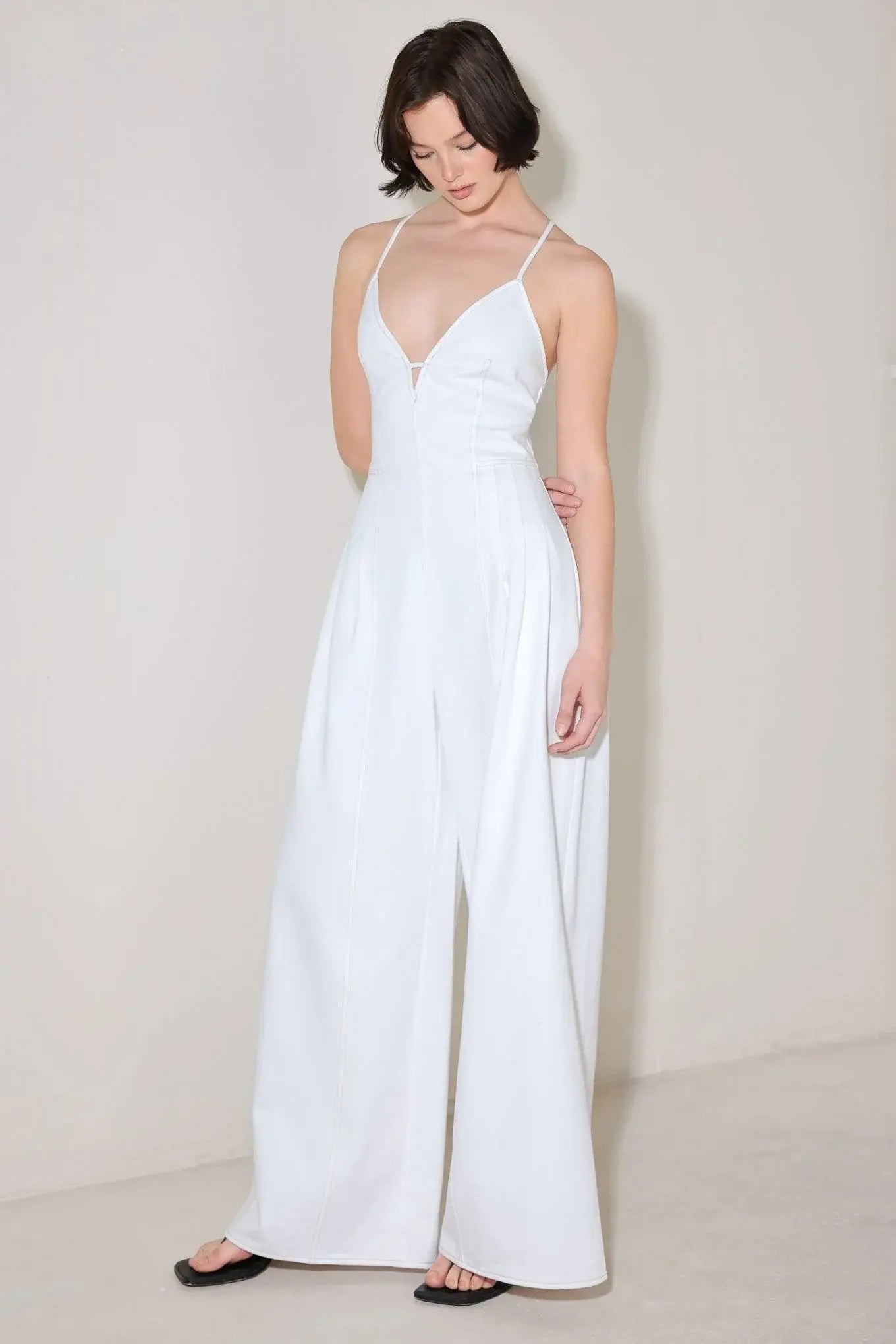SERENE SEDUCTION WOVEN JUMPSUIT - Flying Tomato - Flyclothing LLC