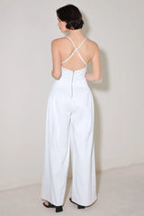 SERENE SEDUCTION WOVEN JUMPSUIT - Flying Tomato - Flyclothing LLC
