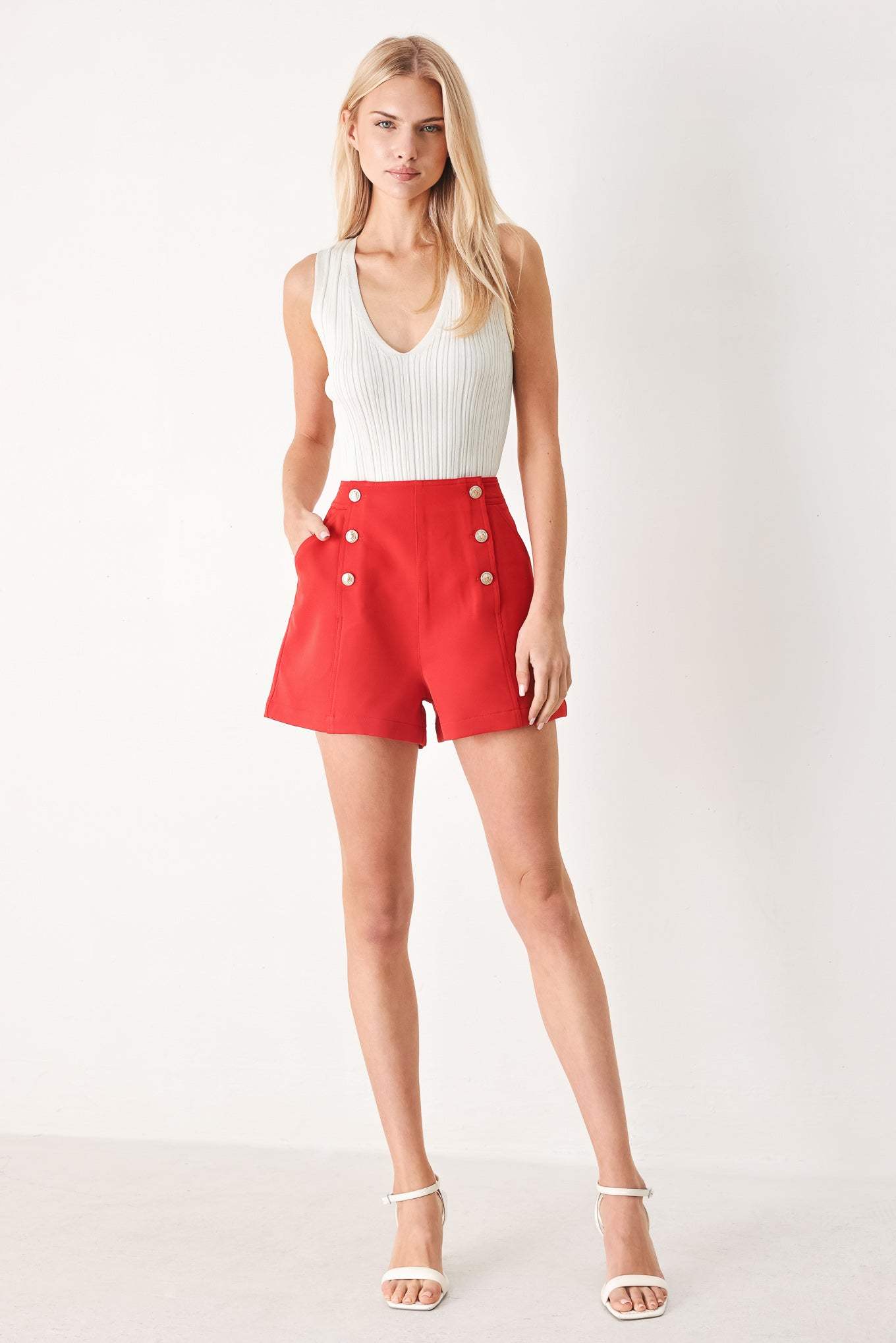 HOT GIRL WOVEN SHORT - Flying Tomato - Flyclothing LLC