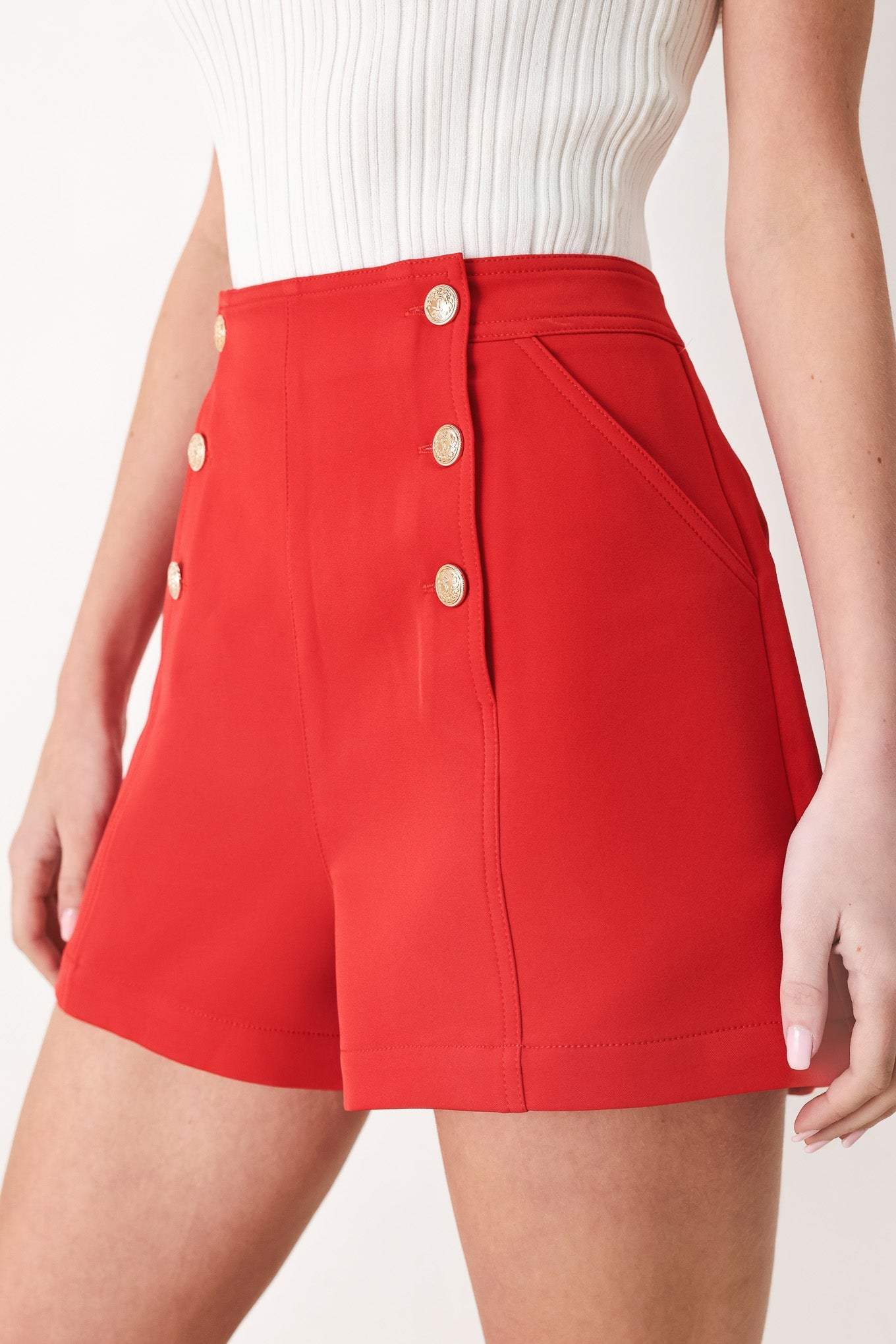HOT GIRL WOVEN SHORT - Flying Tomato - Flyclothing LLC