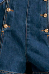 DRIVE-IN MOVIE DENIM SHORT - Flying Tomato - Flyclothing LLC