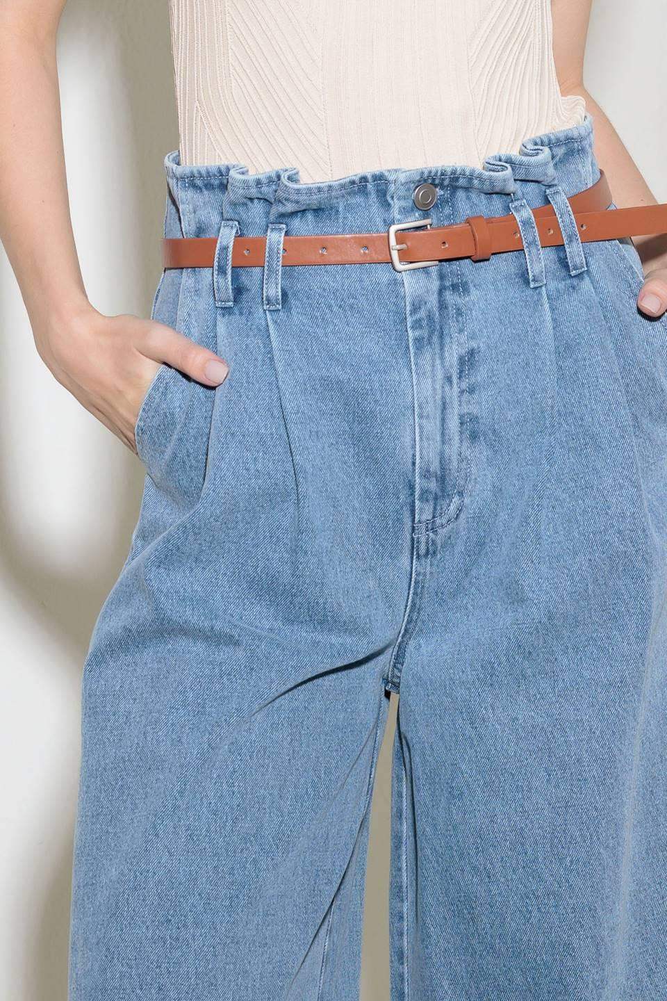 KISSED BY SUNLIGHT DENIM PANTS - Flying Tomato - Flyclothing LLC