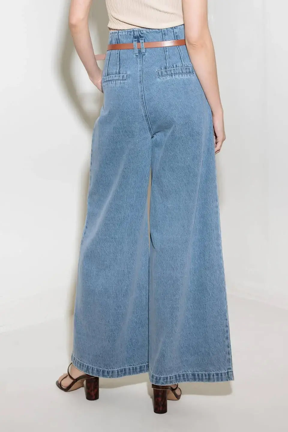 KISSED BY SUNLIGHT DENIM PANTS - Flying Tomato - Flyclothing LLC