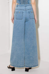 EVER SO SWEET DENIM PANTS - Flying Tomato - Flyclothing LLC