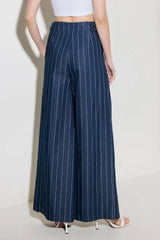 HOLD JOY IN INDIGO WOVEN PANTS - Flying Tomato - Flyclothing LLC