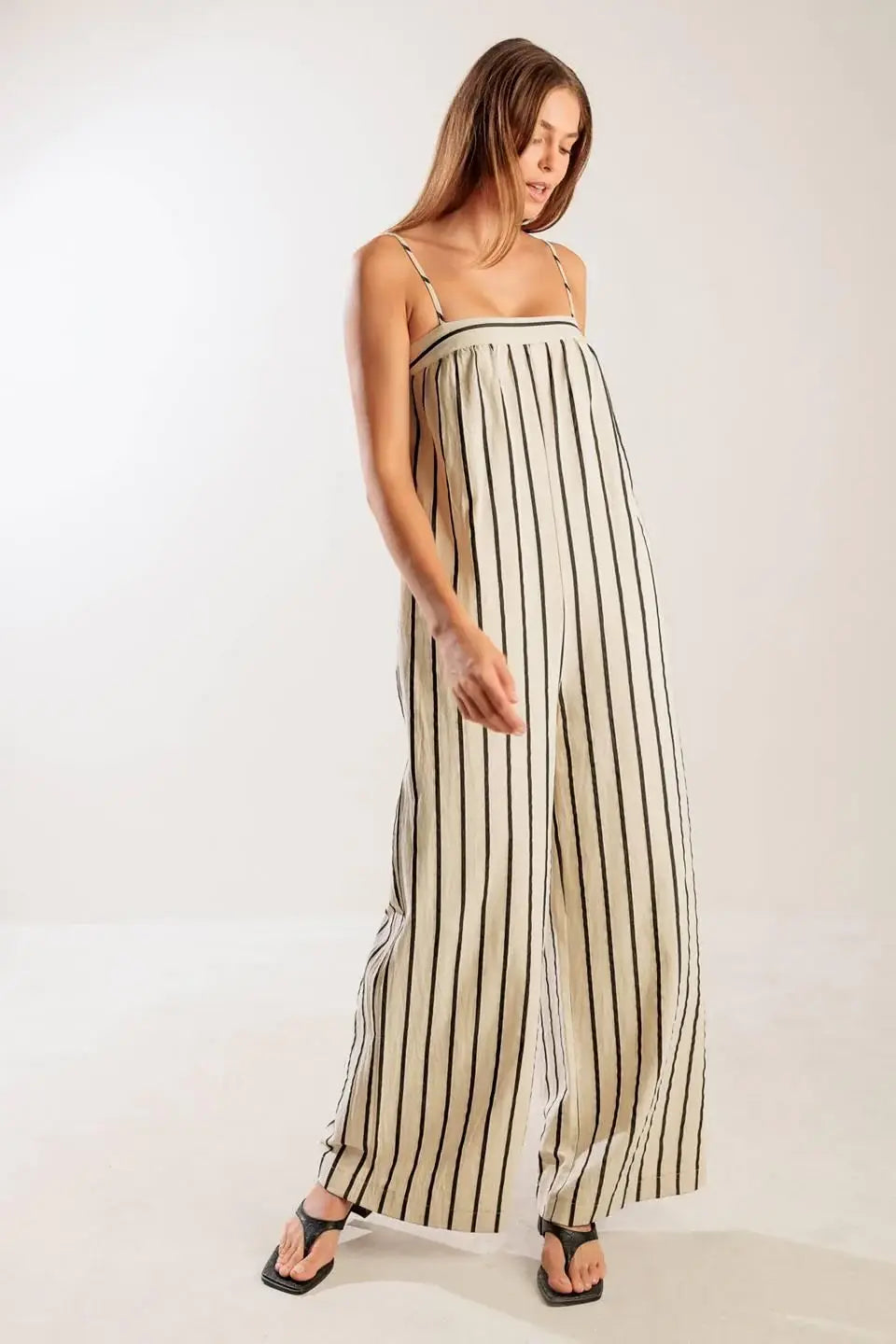 JUST THE BEGINNING WOVEN JUMPSUIT - Flying Tomato - Flyclothing LLC