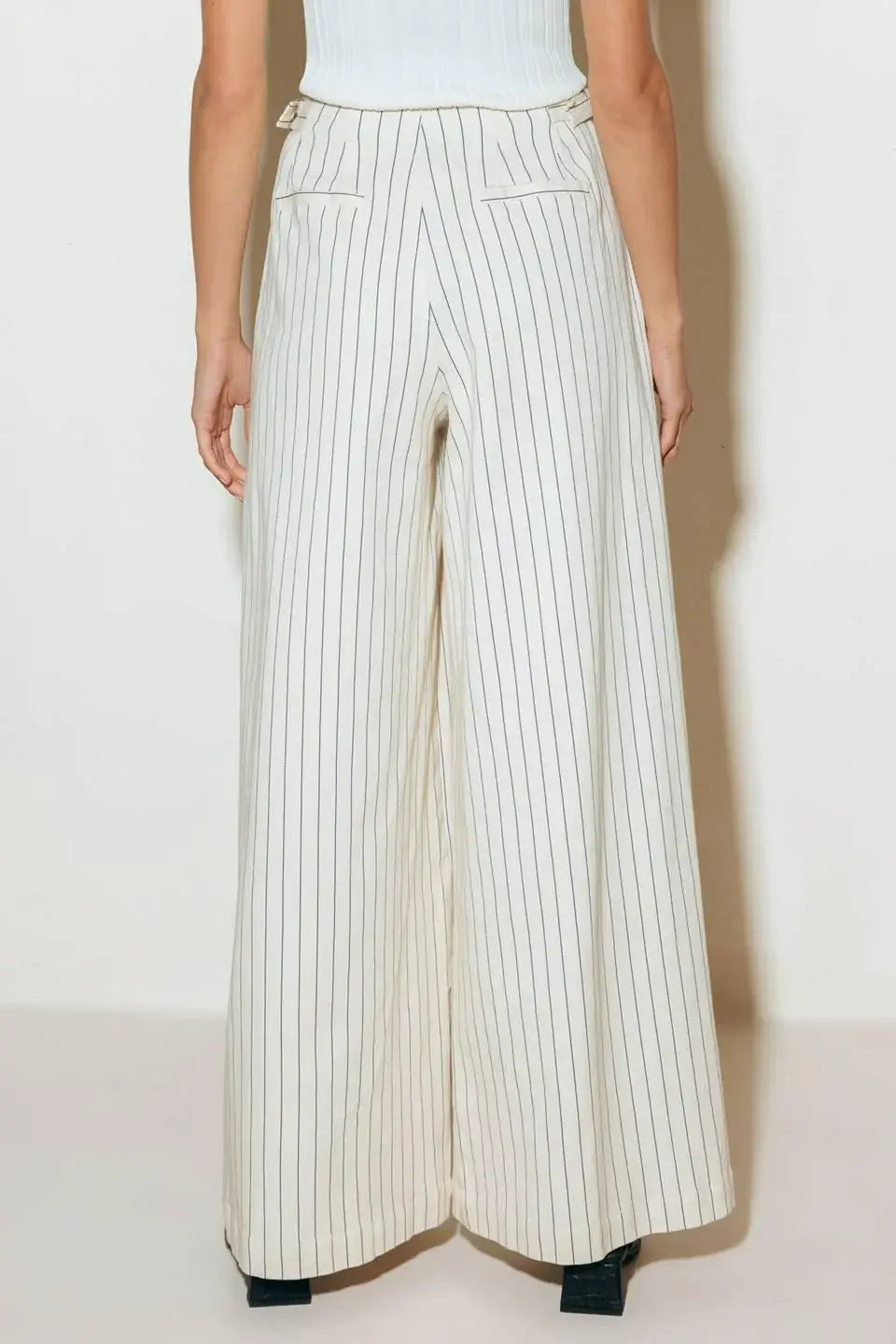 COFFEE RUN STRIPED WOVEN PANTS - Flying Tomato - Flyclothing LLC