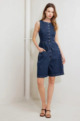 COFFEE PETAL DENIM SHORT - Flying Tomato - Flyclothing LLC