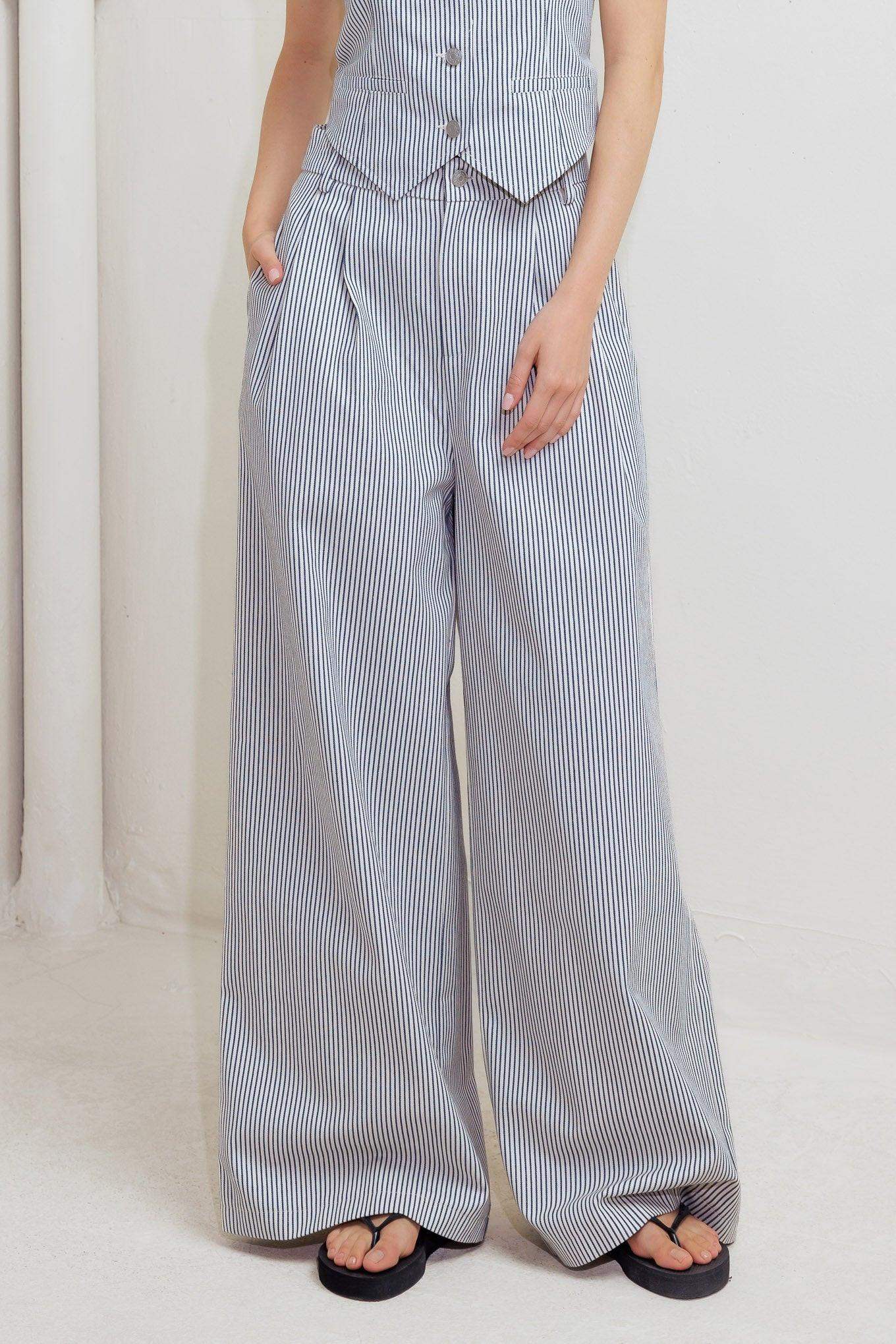 COASTAL CHIC WOVEN PANTS - Flying Tomato - Flyclothing LLC