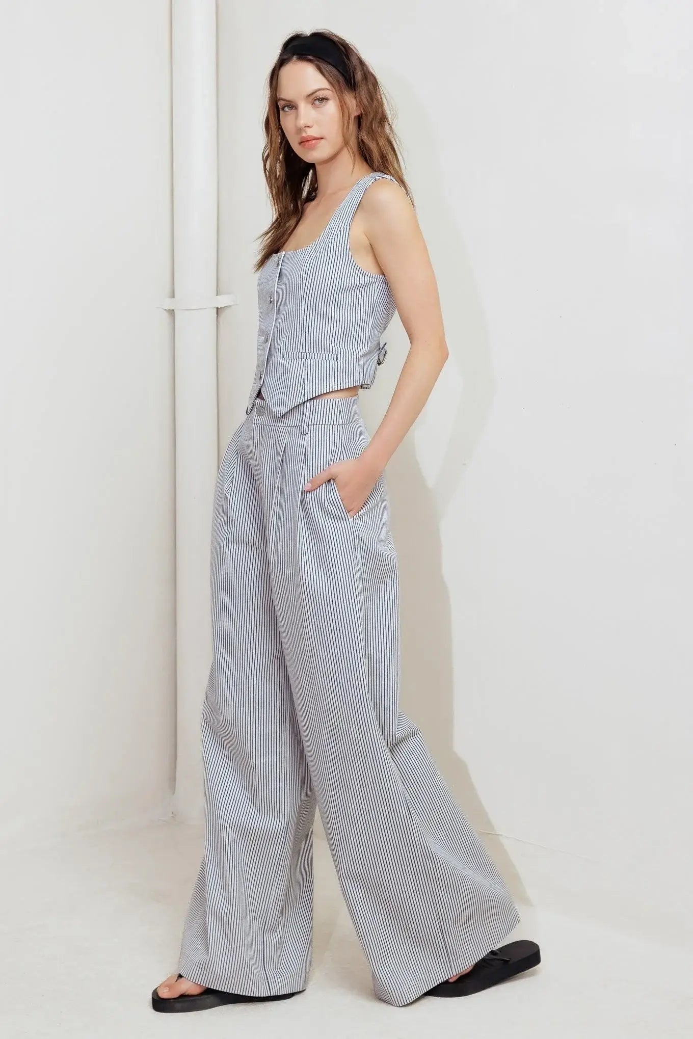 COASTAL CHIC WOVEN PANTS - Flying Tomato - Flyclothing LLC