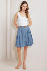 SERENITY HILL CHAMBRAY SHORT - Flying Tomato - Flyclothing LLC