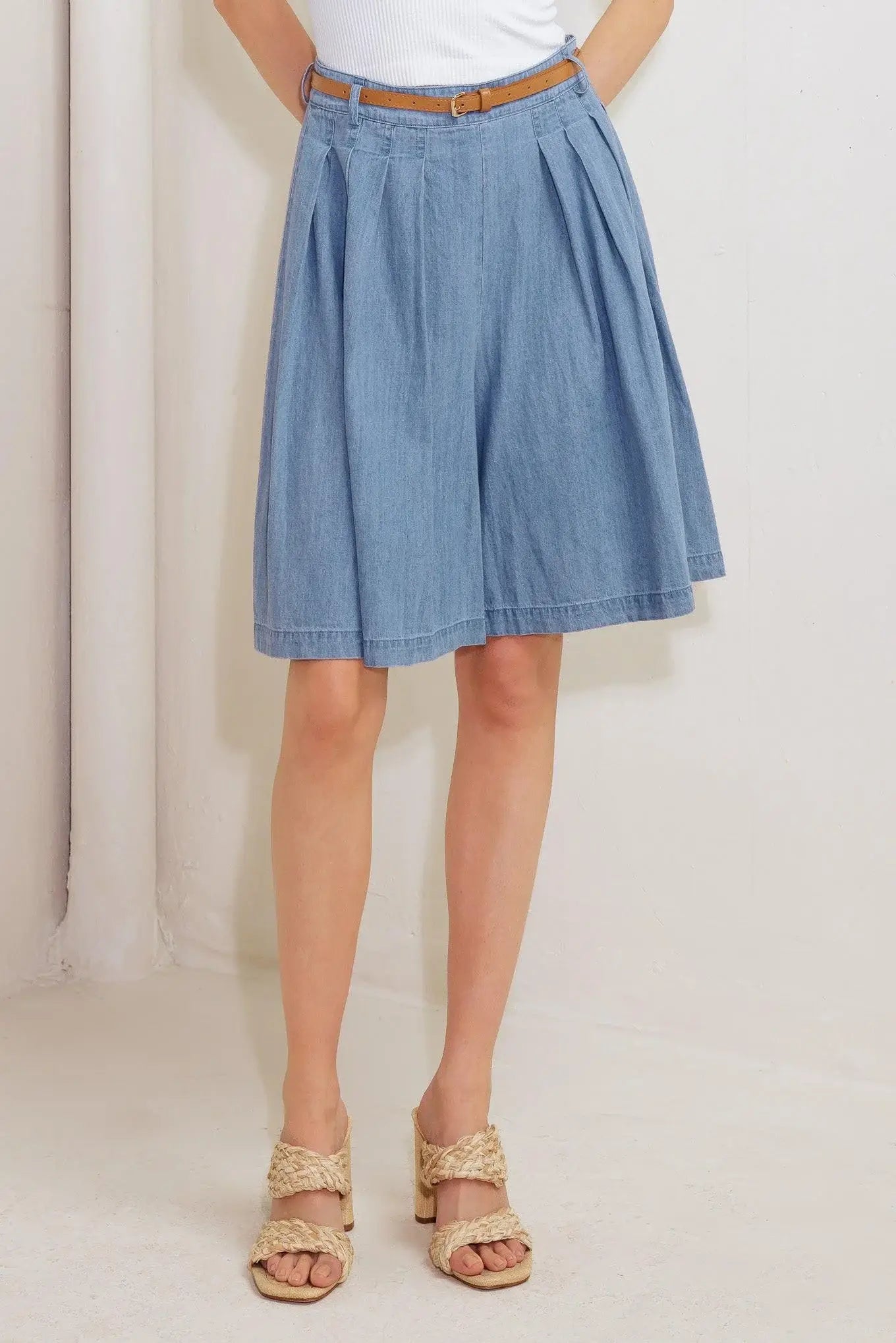 SERENITY HILL CHAMBRAY SHORT - Flying Tomato - Flyclothing LLC